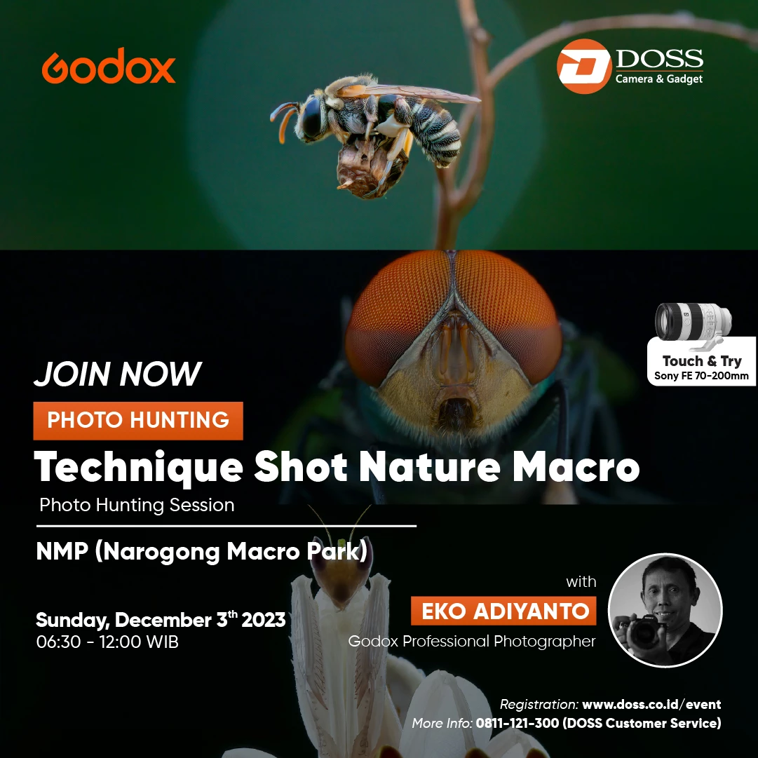 Eko Adiyanto (Godox Professional Photographer) - Technique Shot Nature Macro
