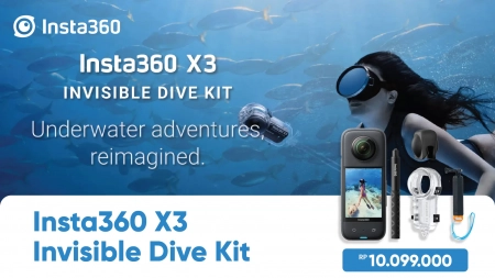 [#15310] Insta360 X3 Invisible Dive Kit