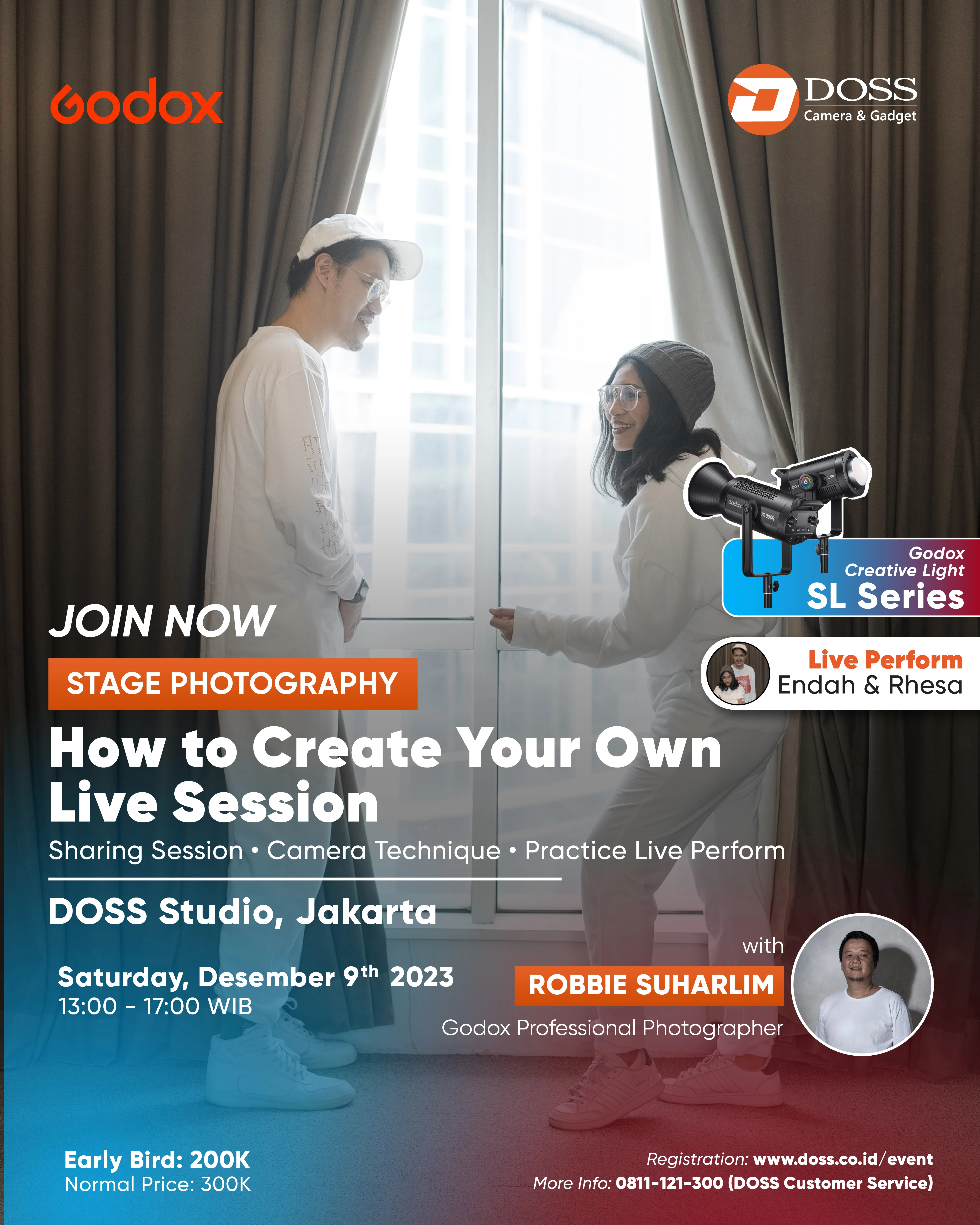 Robbie Suharlim (Godox Professional Photographer) - How to Create Your Own Live Session