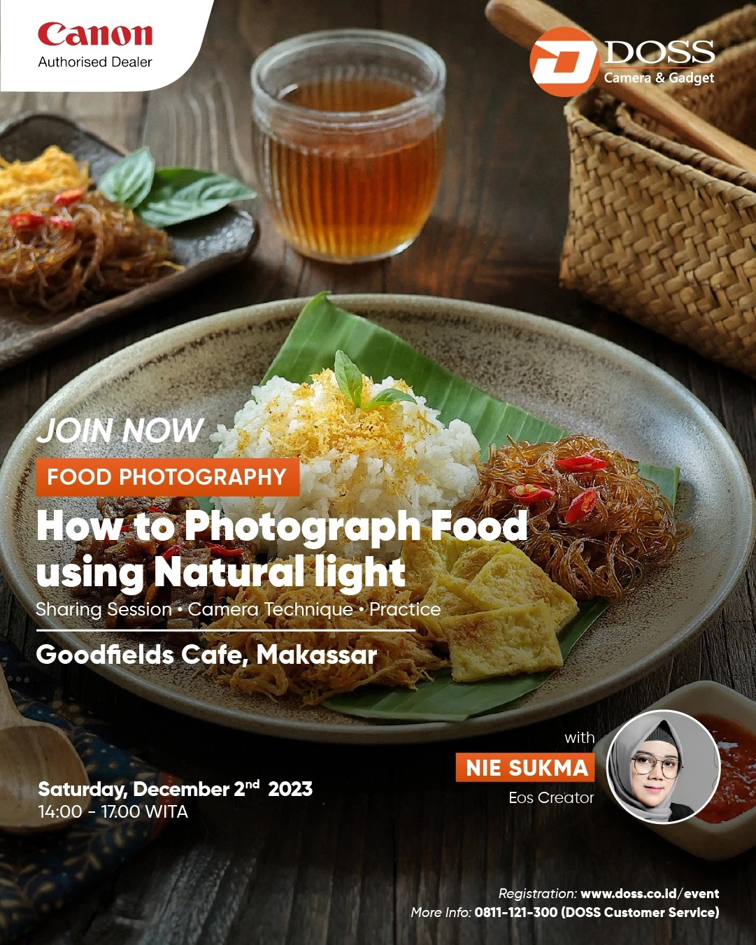 Nie Sukma (EOS Creator) - How to Photograph Food Using Natural Light