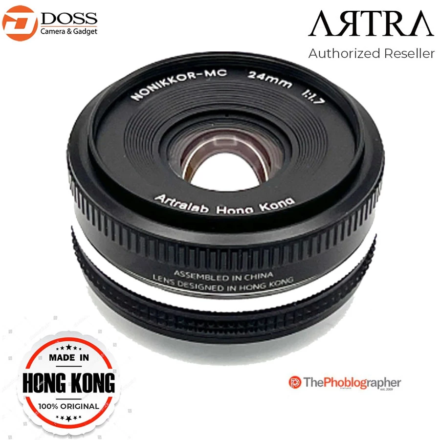 Artralab lens NONIKKOR-MC 24mm F1.7 for Canon-RF