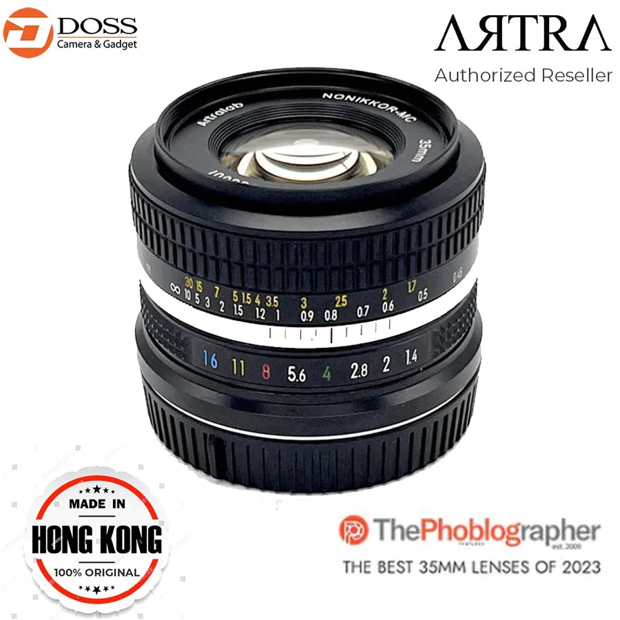 Artralab lens NONIKKOR-MC 35mm F1.4 1980 for L mount