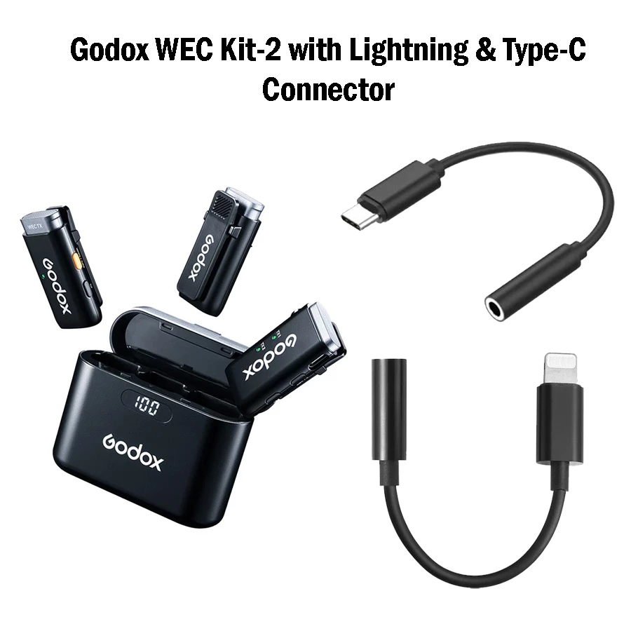 Godox WEC Kit-2 with Lightning & Type-C Connector