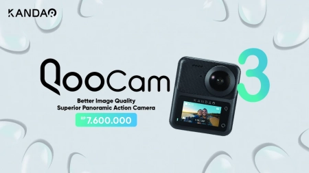 [#15093] Kandao QooCam 3 360° Camera Motorcycle Combo