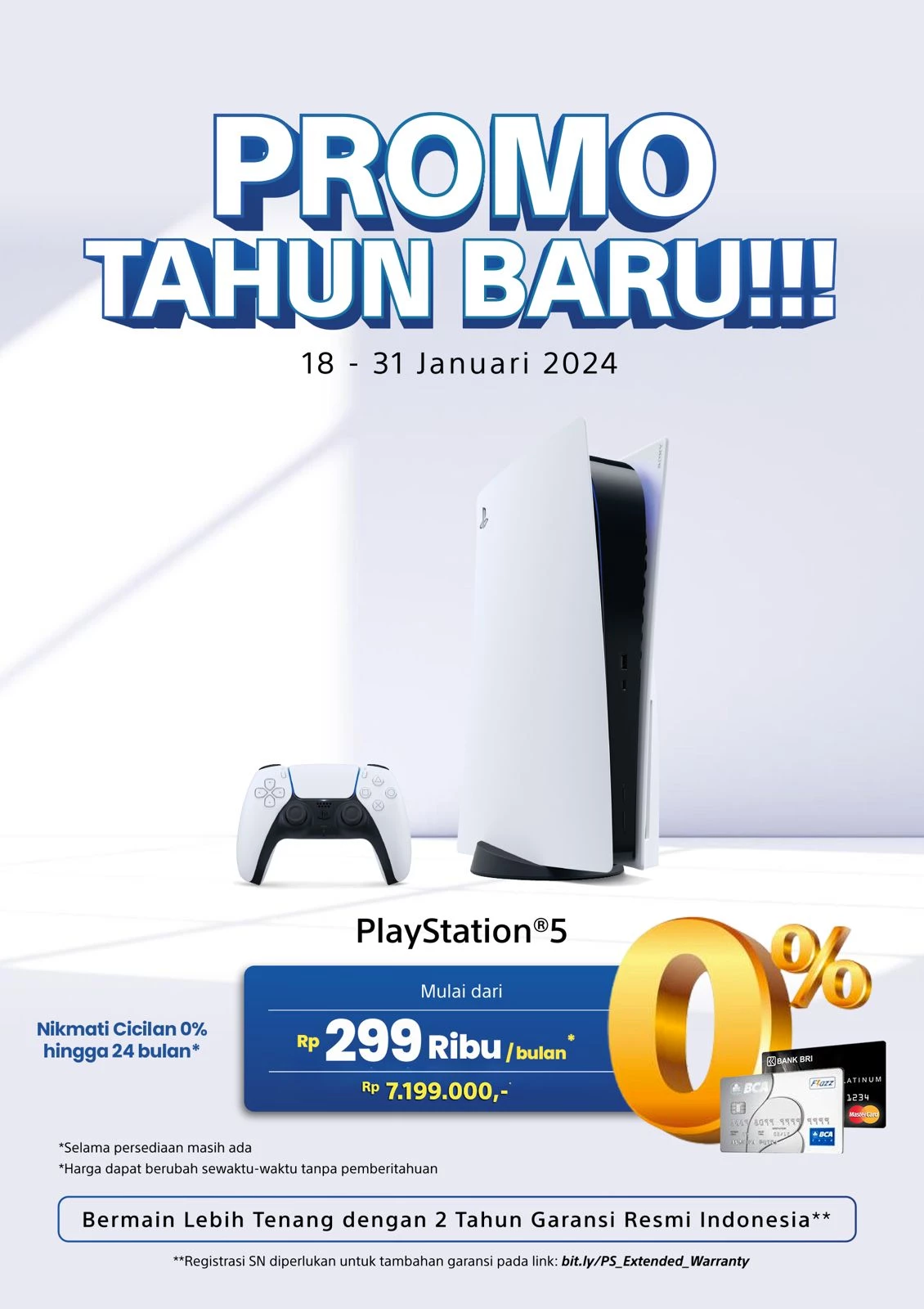 Awal Tahun 2024 Ada Promo Special Sony Playstation 5 di Sony Center Nih, Jangan Sampai Lolos.