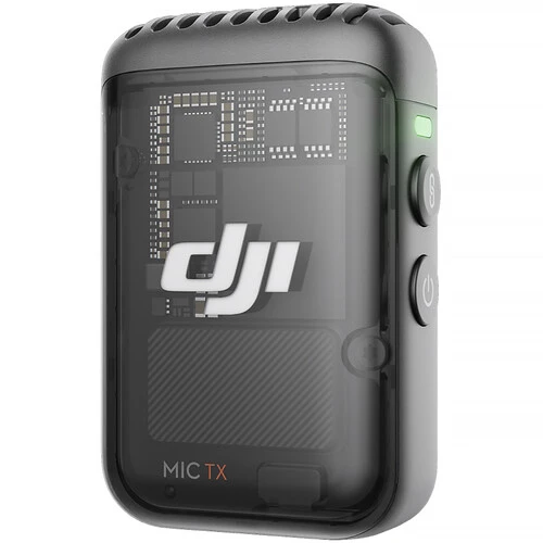 DJI Mic 2 (1 TX, Shadow Black) Compact Digital Wireless Microphone System/Recorder for Camera & Smartphone