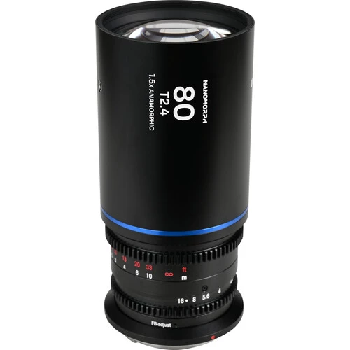 Laowa Nanomorph 80mm T2.4 1.5X S35 (Blue) for Sony E Mount