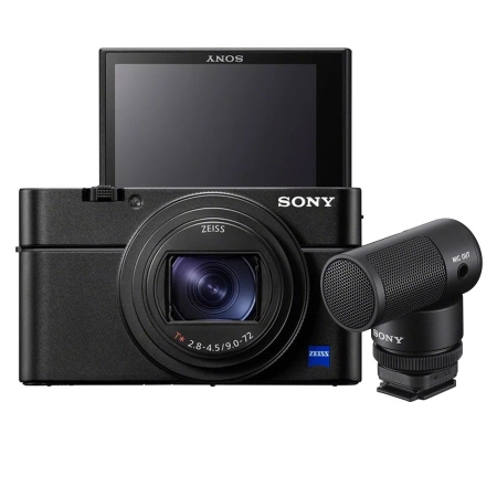 Jual Sony Cyber-shot DSC-RX100 VII G Digital Camera with ECM-G1  Ultracompact Shotgun Microphone Harga Terbaik