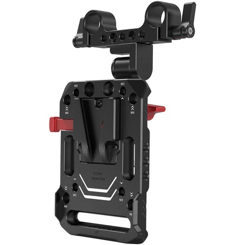 SmallRig V-Lock Battery Plate with 15mm Rod Clamp & Adjustable Arm 2991