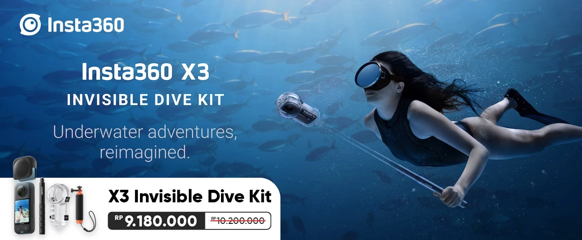 Insta360 X3 Invisible Dive Kit