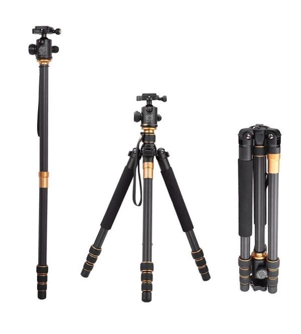 Beike BK-999C Carbon Fiber Tripod Monopod