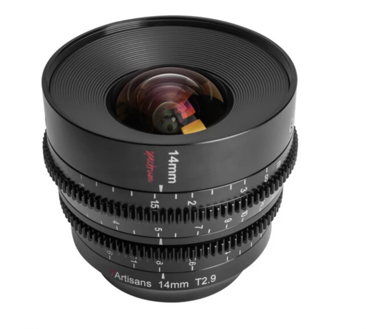 Lensa 7artisans Photoelectric Spectrum 14mm T2.9 Prime Cine Lens Untuk