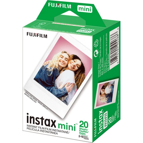 Fujifilm Instax Paper Mini Twin Package 20 Sheets