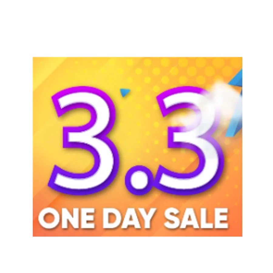 ONE DAY SALE 3.3