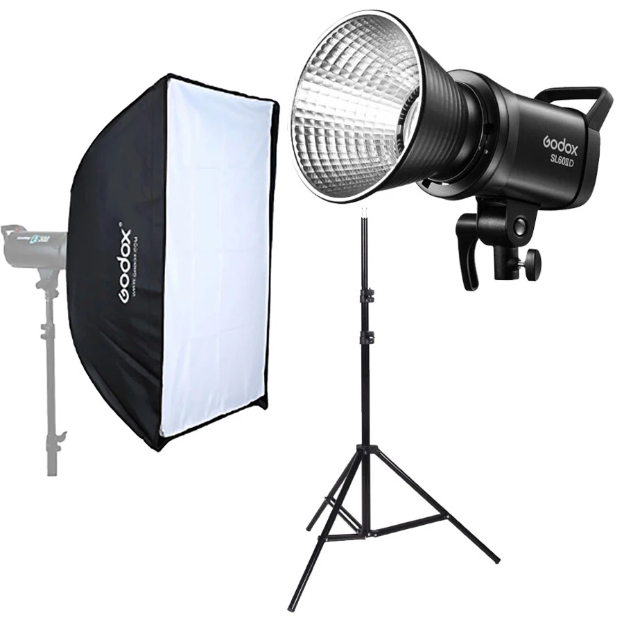 Paket Livestream 1 (Godox SL60IID + 260T Lightstand + SB-USW6090)