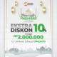 Asiiiik Ada Extra Diskon 10% up to 2 Juta Di DOSS Tokopedia Promo Berkah Ramadhan