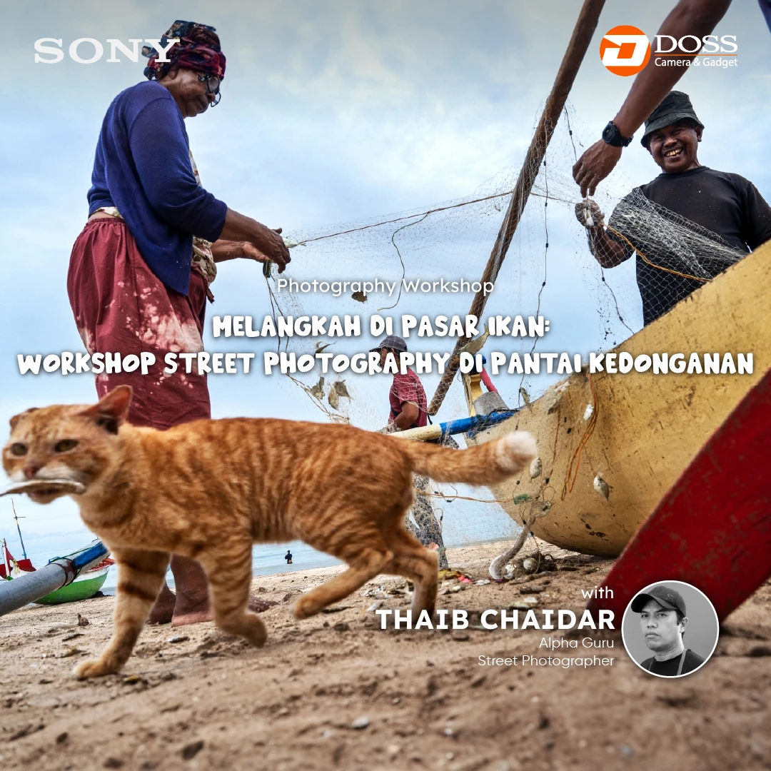 Thaib Chaidar (Alpha Guru - Street Photographer) - Melangkah di Pasar Ikan: Workshop Street Photography di Pantai Kedonganan