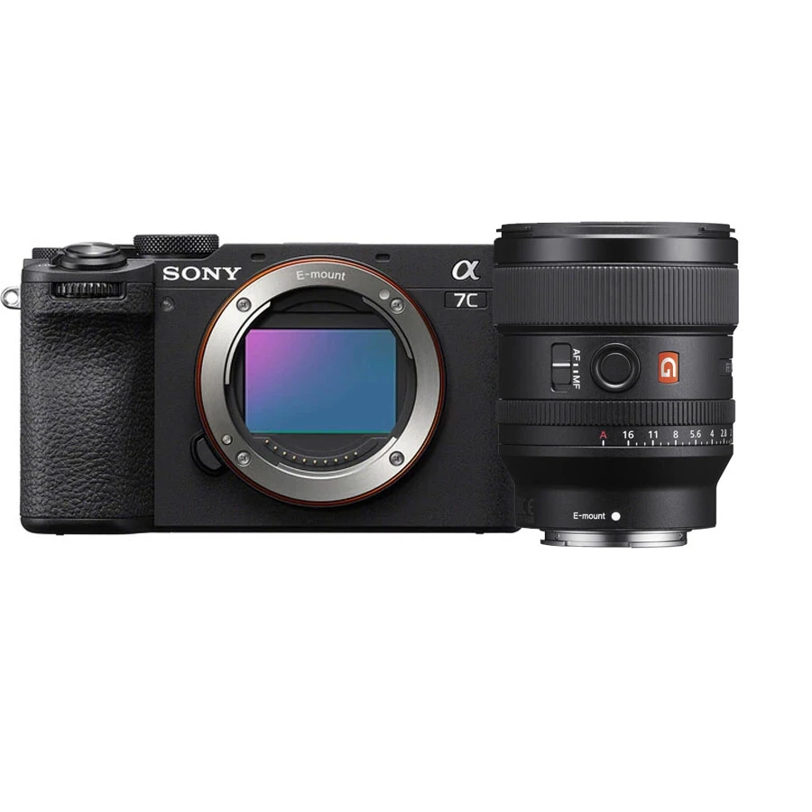 Sony a7C II Mirrorless Camera (Black) With Sony FE 24mm f1.4 GM Lens