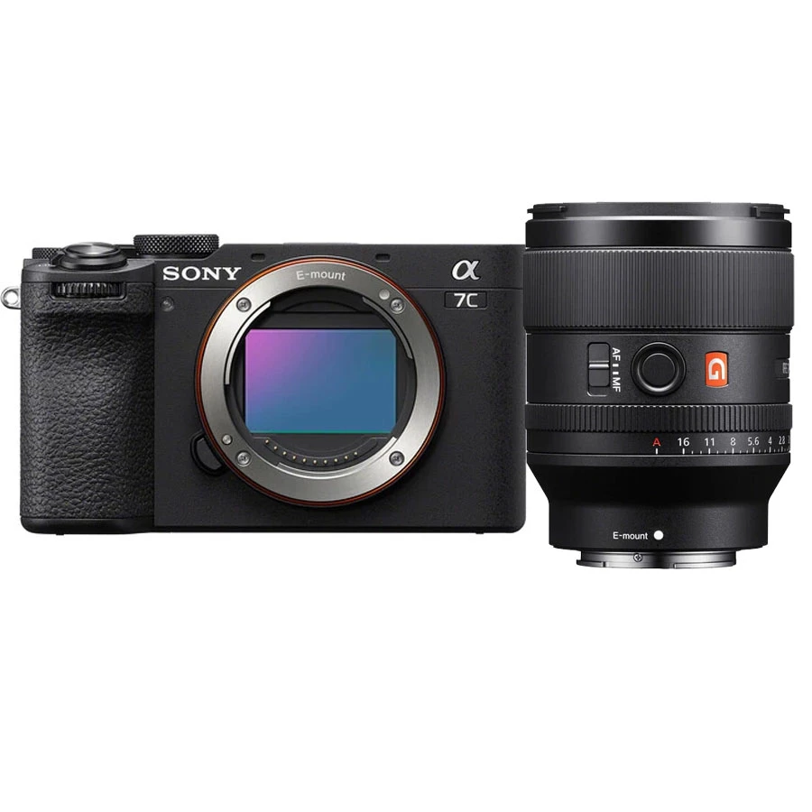 Sony a7C II Mirrorless Camera (Black) With Sony FE 35mm f1.4 GM Lens