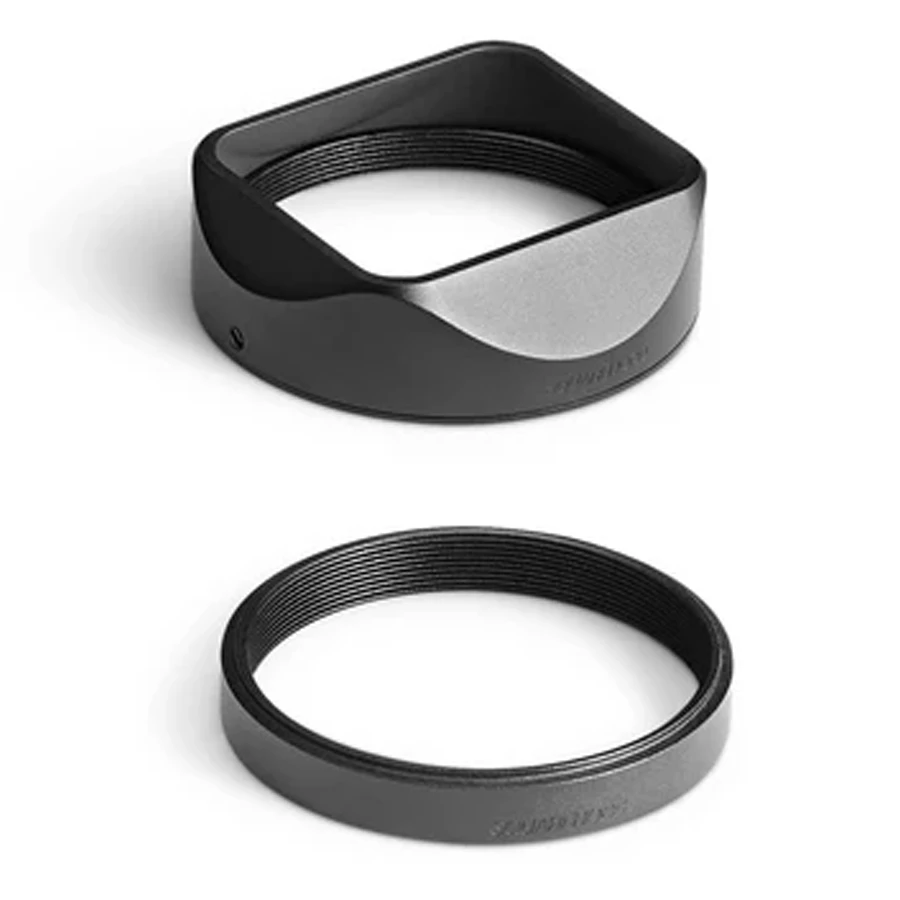 SquareHood Mk III + Adapter Ring for Fuji X100 Cameras (Black)