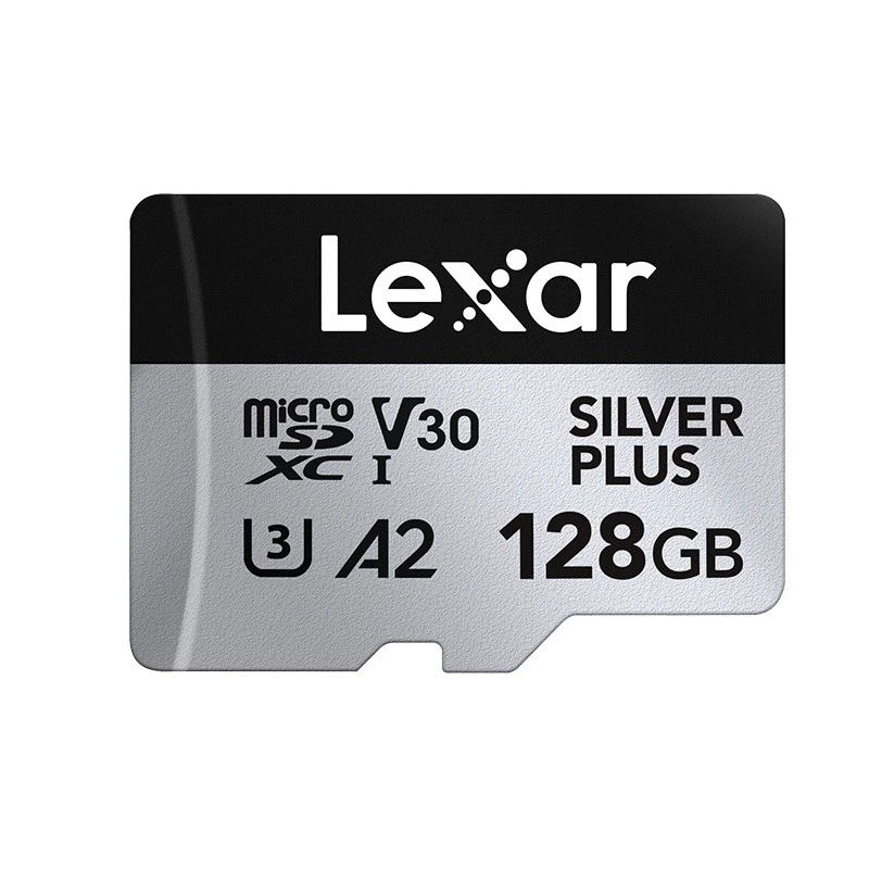 Lexar 128GB Silver Plus microSDXC UHS-I R: 205MB/s, W: 150MB/s