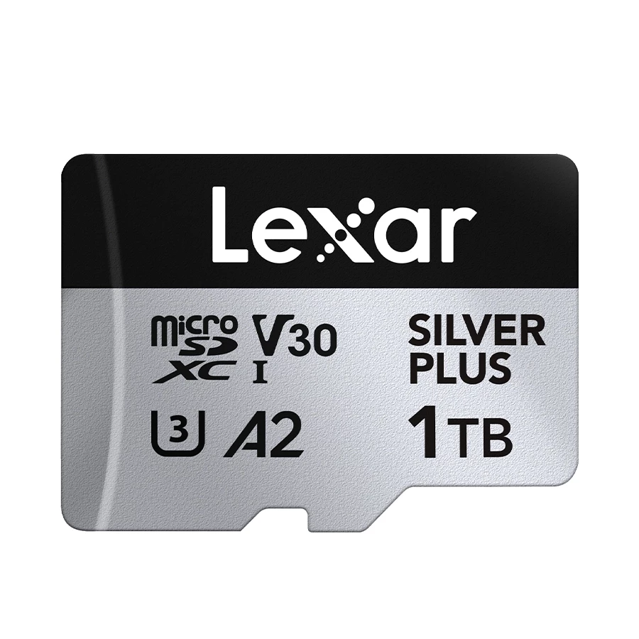 Lexar 1TB Silver Plus microSDXC UHS-I R: 205MB/s, W: 150MB/s