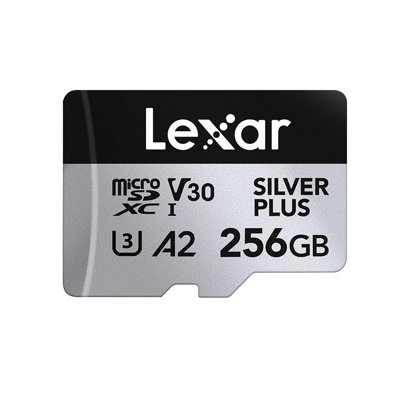 Lexar 256GB Silver Plus microSDXC UHS-I R: 205MB/s, W: 150MB/s