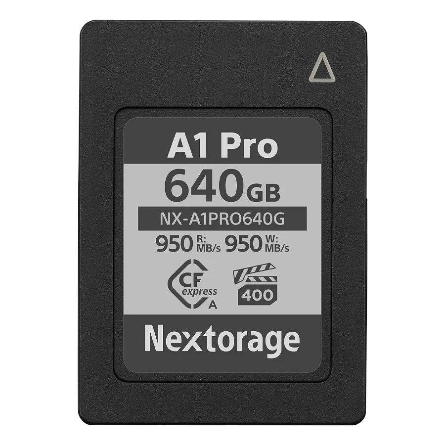 Nextorage NXA1PRO CFExpress Type A 640GB 950MB/s Read, 950MB/s Write, 850MB/s Sustain Write