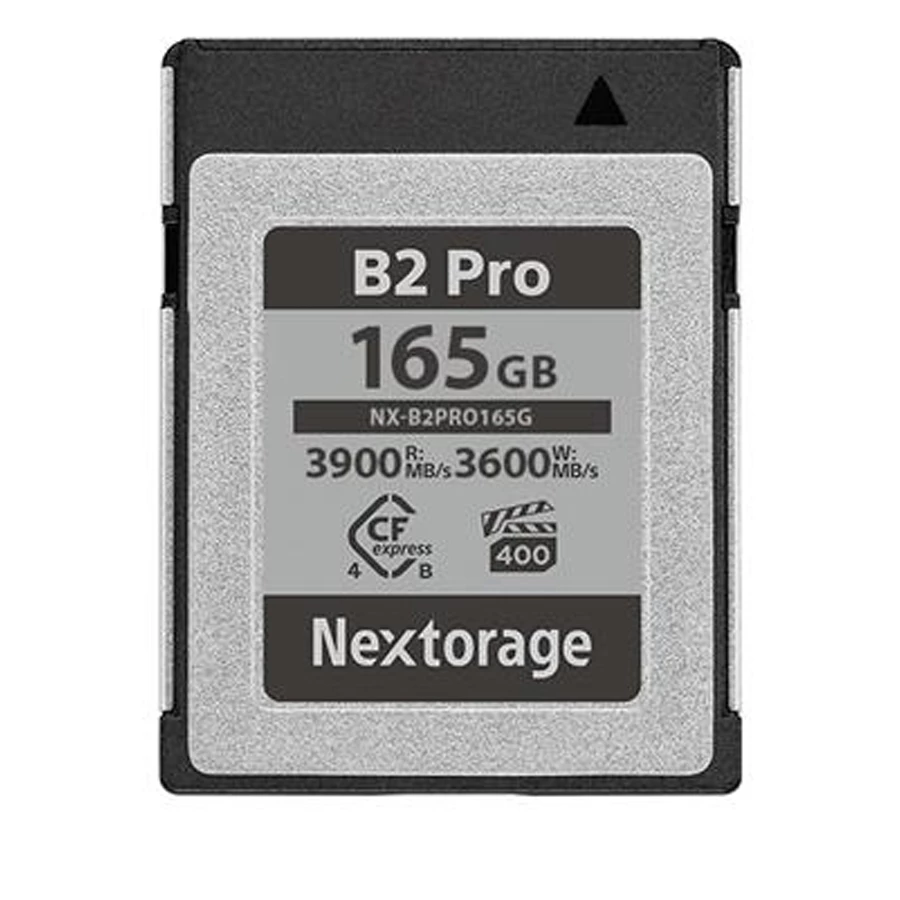 Nextorage NXB2PRO CFExpress Type B 165GB 3900MB/s Read, 3600MB/s Write, 3400Mb/s Min Sustain Speed