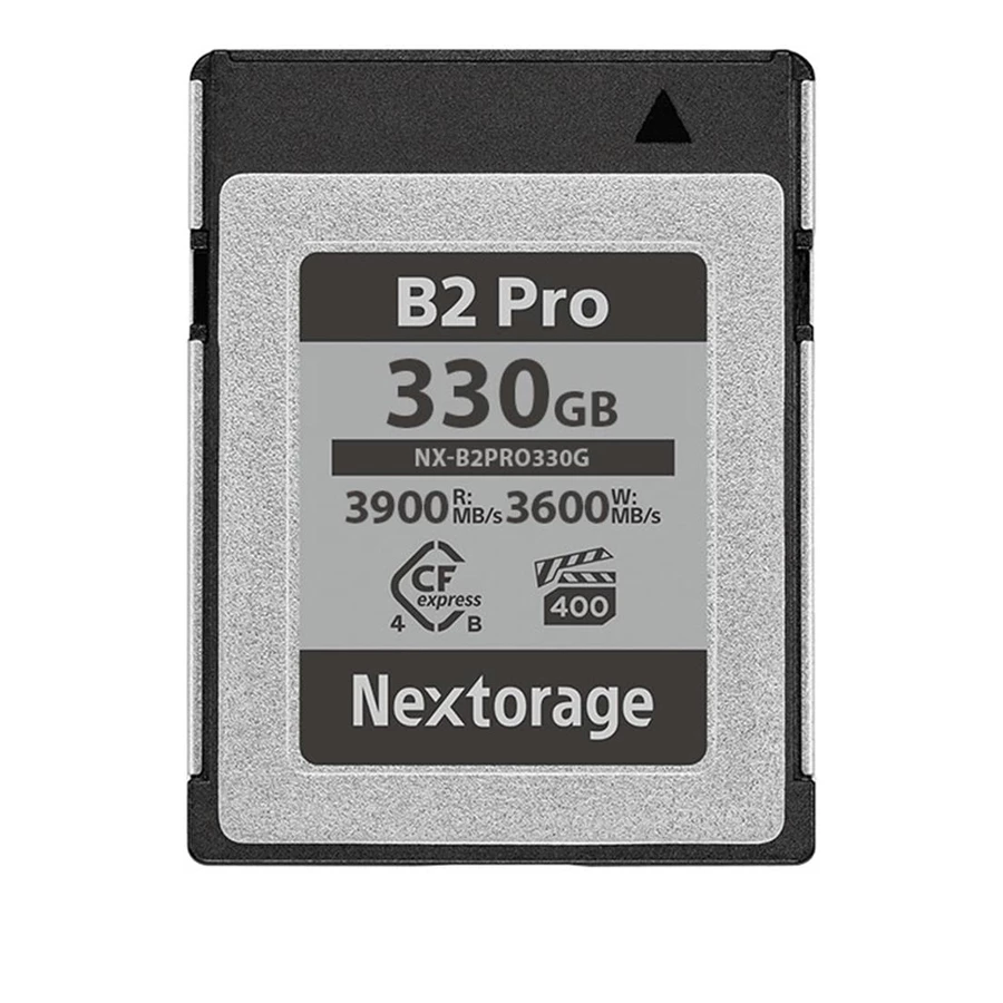 Nextorage NXB2PRO CFExpress Type B 330GB 3900MB/s Read, 3600MB/s Write, 3400Mb/s Min Sustain Speed