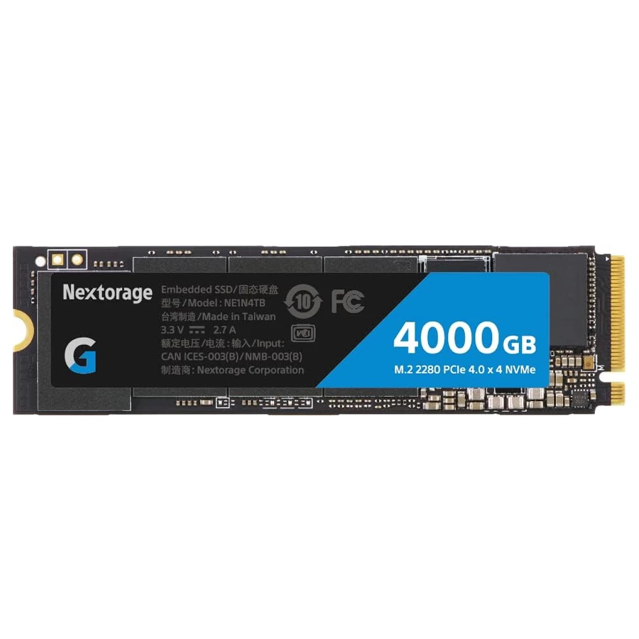 Nextorage SSD G 4TB 7300 Max Seq Read, 6900 Max Seq Write