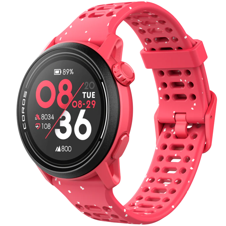 COROS PACE 3 GPS Sport Silicone Watch Red