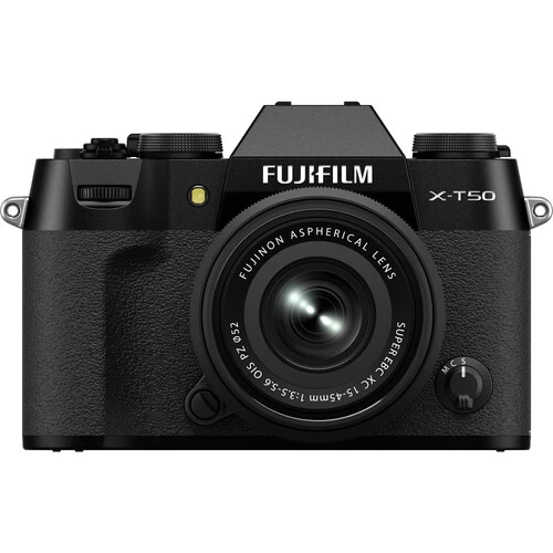 Fujifilm X-T50 Mirrorless Camera with XF 15-45mm f3.5-5.6 Lens (Black)