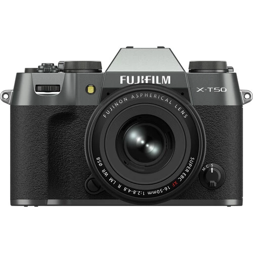 Fujifilm X-T50 Mirrorless Camera with XF 16-50mm f2.8-4.8 Lens (Charcoal Silver)