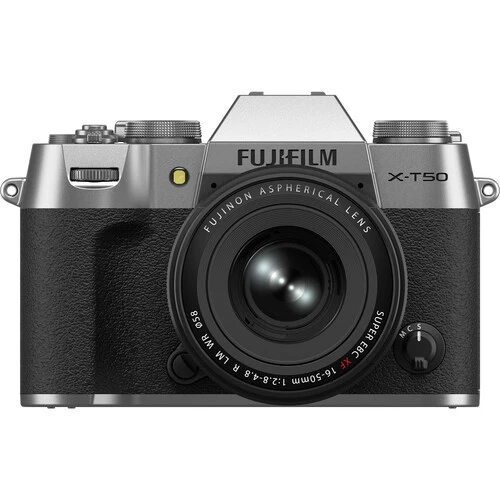 Fujifilm X-T50 Mirrorless Camera with XF 16-50mm f2.8-4.8 Lens (Silver)