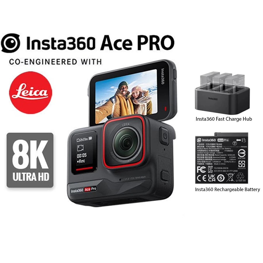 Insta360 Ace Pro with Battery + Fast Charge Hub