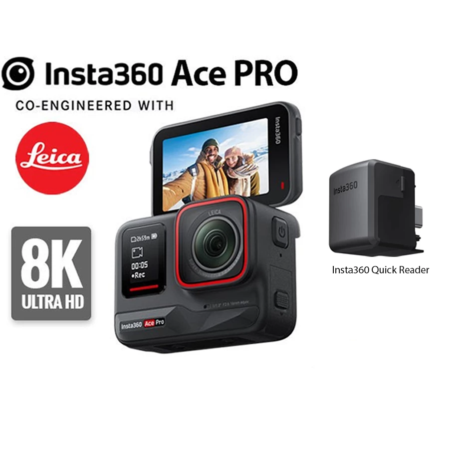 Insta360 Ace Pro with Quick Reader