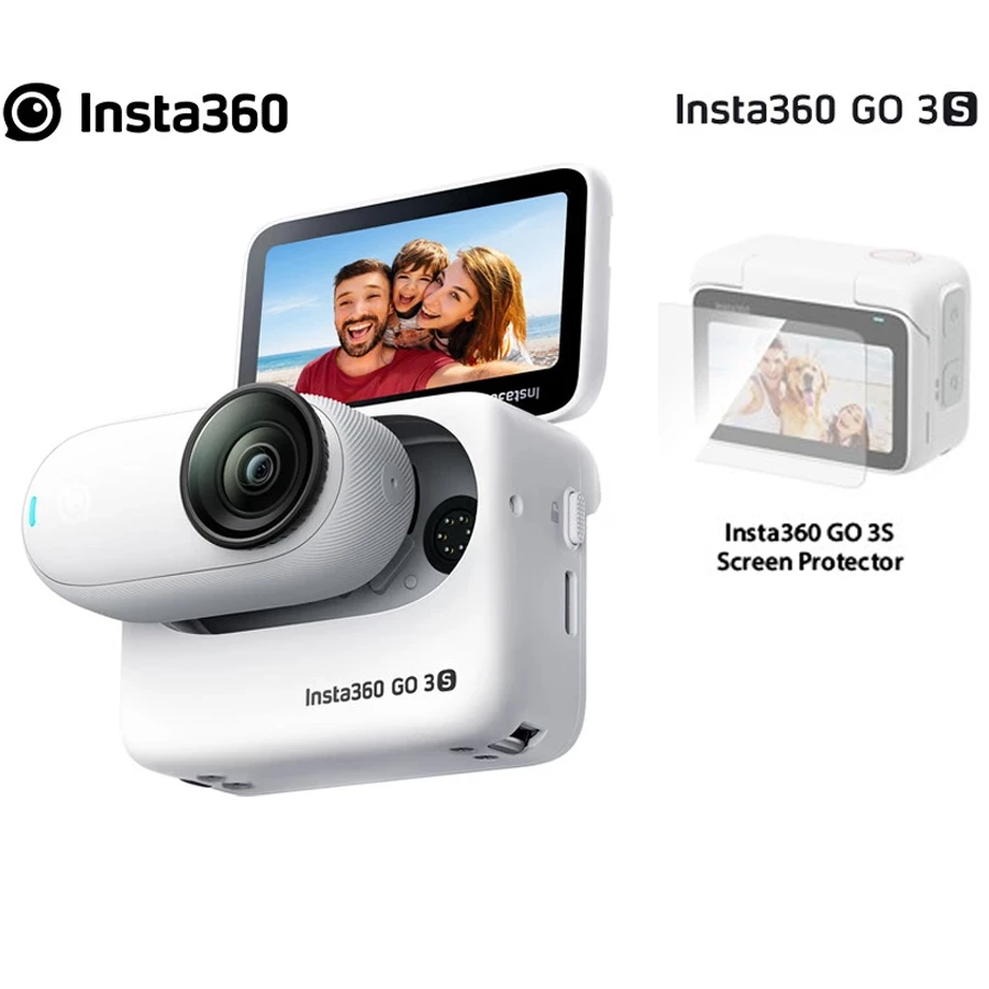 Insta360 GO 3S (128GB) Standard Artic White with Screen Protector