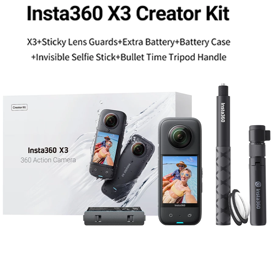 Insta360 X3 360° Camera Creator Kit