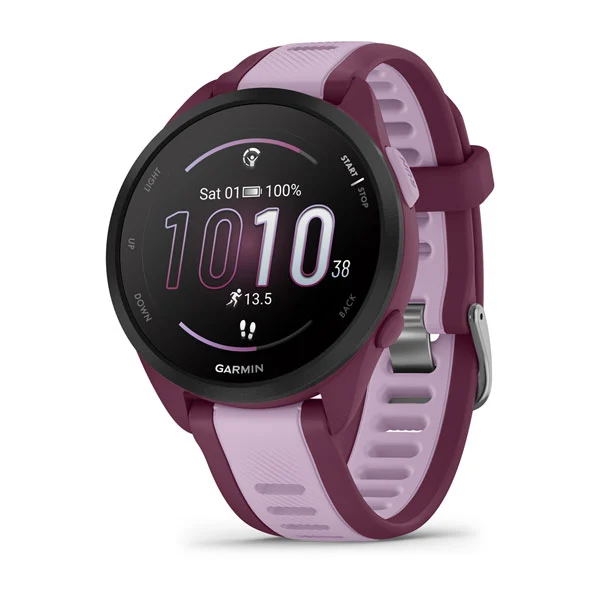 Garmin Forerunner 165 Music,GPS,WiFi, Sport SmartWatch, Berry/Lilac