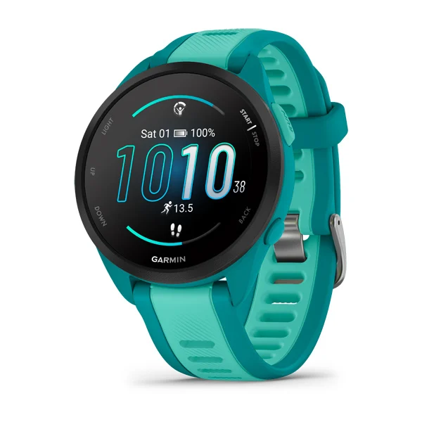 Garmin Forerunner 165 Music,GPS,WiFi, Sport SmartWatch, Turquoise/Aqua