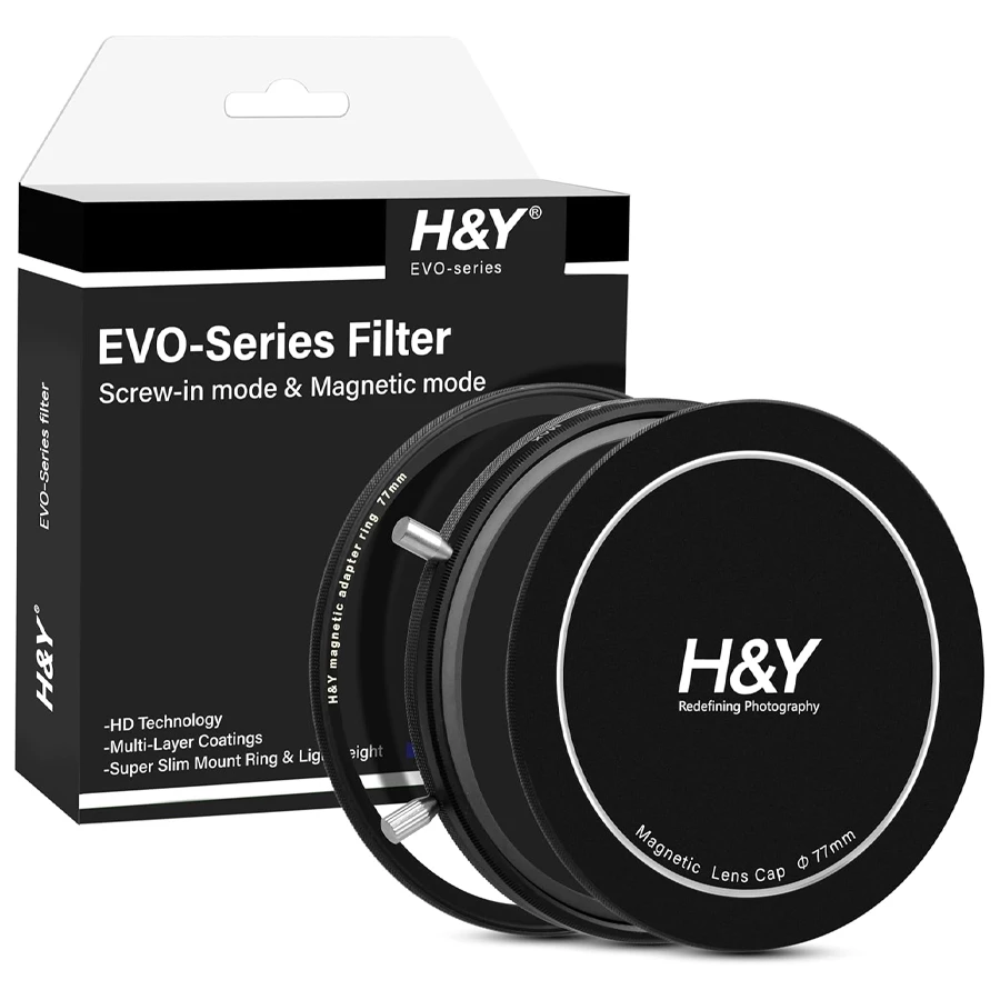 H&Y HD EVO Variable ND3-1000+CPL Filter Kit 77mm EVND77