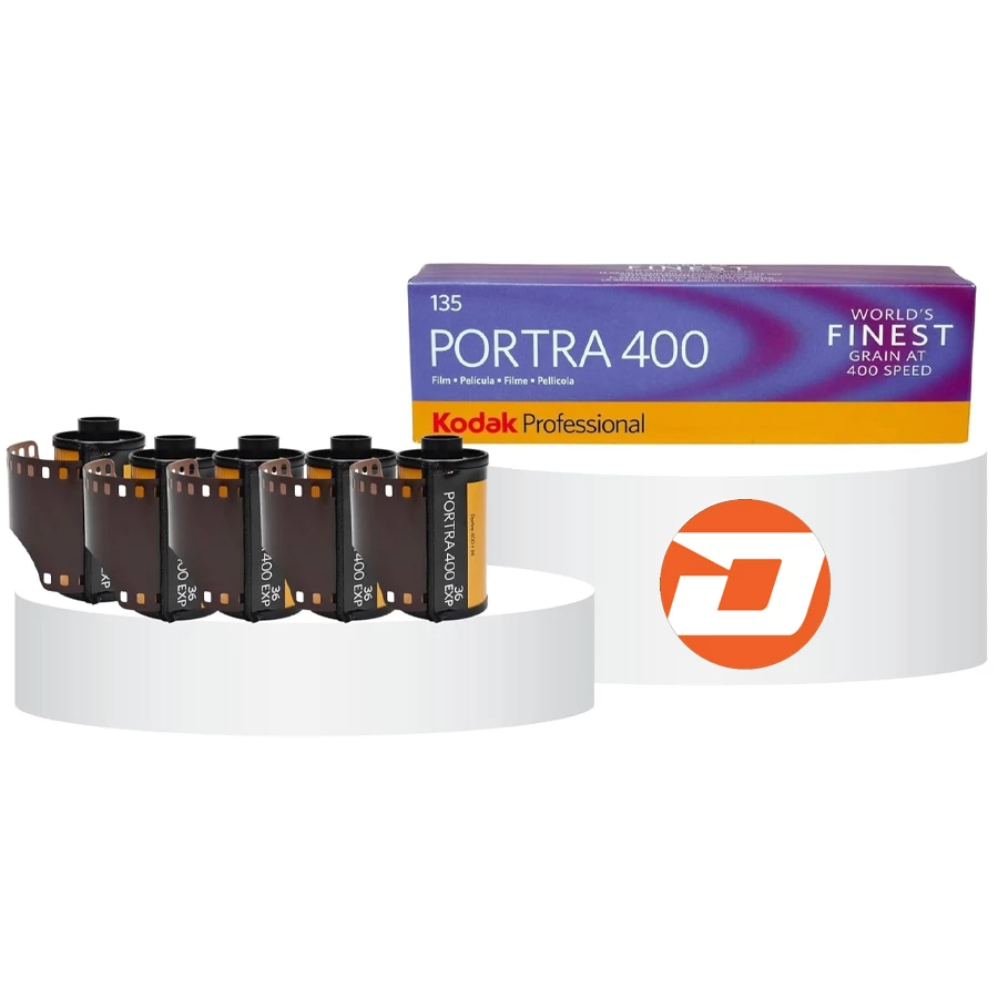 Kodak Professional Portra 400 Color Negative Film (35mm Roll Film, 36 Exposures, 5-Pack)