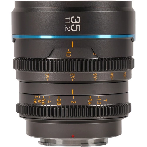 Sirui Nightwalker 35mm T1.2 S35 Manual Focus Cine Lens (E Mount, Gun Metal Gray)