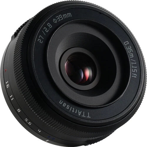 TTArtisan 27mm f2.8 Lens for Sony E Black