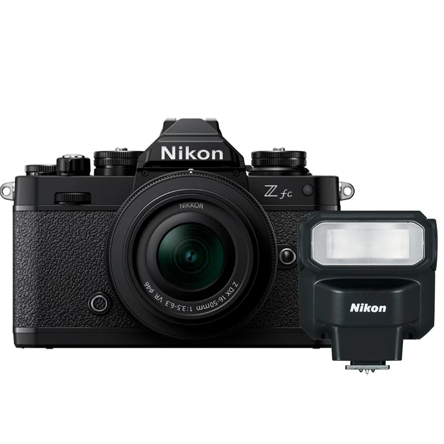 Nikon Z fc Mirrorless Digital Camera Black with 16-50mm Lens  + Nikon SB300