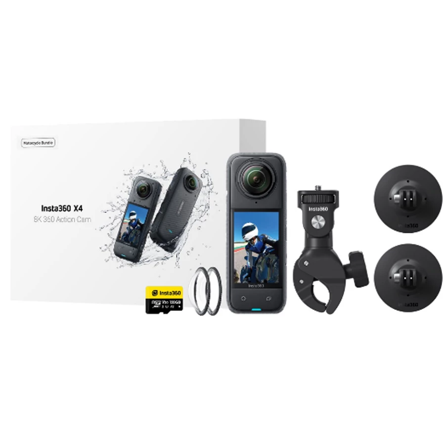 Insta360 X4 360 8K Camera Motorcycle Kit