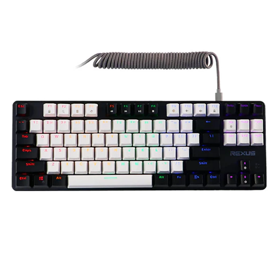 Rexus MX5.2 Legionare Mechanical Gaming Keyboard MX52 MX 5.2 Snowy Black - Red Switch